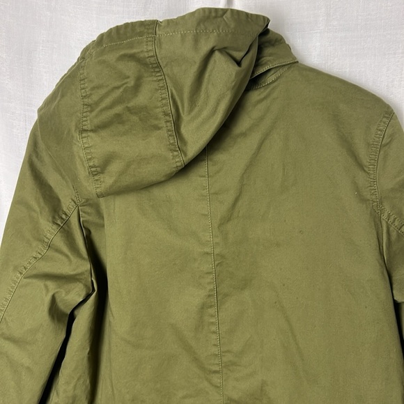 H&M coat, size 13-14yrs. But PTP is 18” .  Cotton blend,5 pockets,utility,hood - Picture 10 of 12
